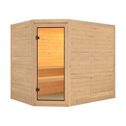 Bild von Karibu 40 mm Massiv Sauna Tanami