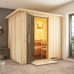 Zeige Details für 230 Volt Karibu System Sauna Daria Bild von 230 Volt Karibu System Sauna Daria
