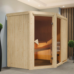 Zeige Details für Karibu 68 mm System Sauna Fiona 2 Bild von Karibu 68 mm System Sauna Fiona 2