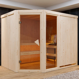 Zeige Details für Karibu 68 mmSystem Sauna Fiona 3 Bild von Karibu 68 mmSystem Sauna Fiona 3