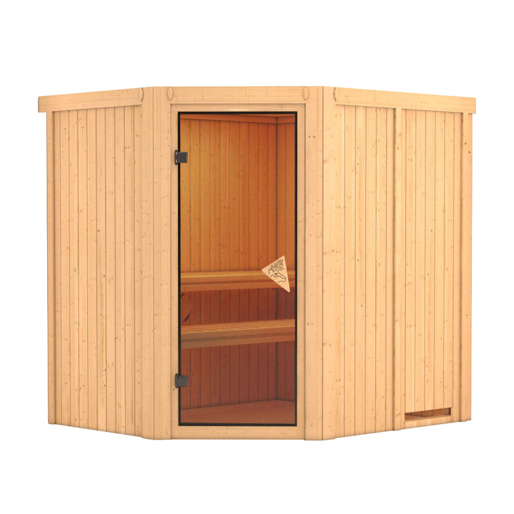 Bild von Karibu 68 mm System Sauna Siirin