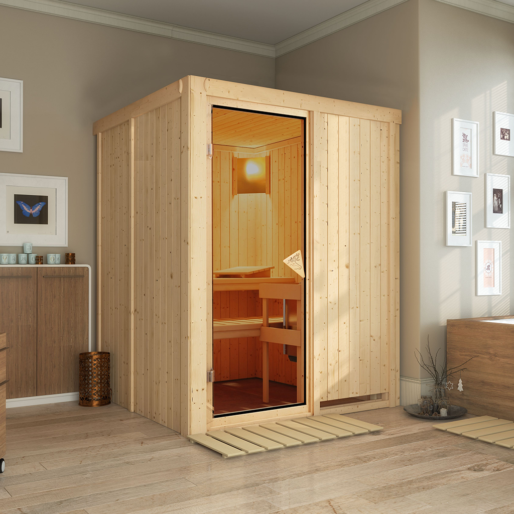 Bild von 230 Volt Karibu System Sauna Minja