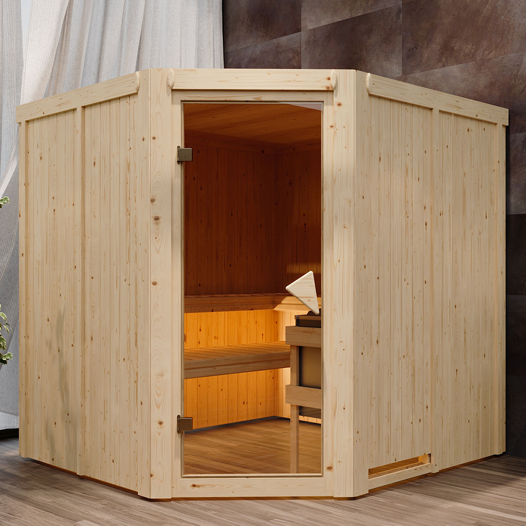 Karibu Saunen by Gamoni.de. Karibu 68 mm System Sauna Jarin