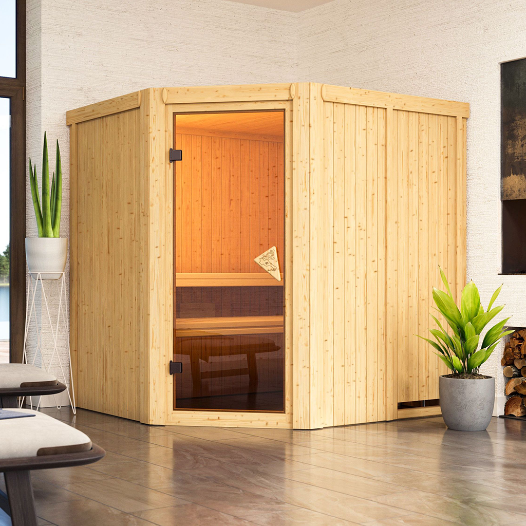 Bild von 230 Volt Karibu System Sauna Lilja
